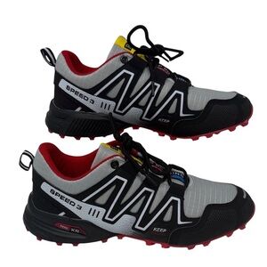Speed 3 Keep Running Shoes- Black, Gray, Red, Yellow Size 40 Euro